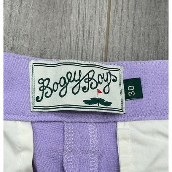NWOT Bogey Boys by Macklemore Men's The Best Pant Golf Light Purple Size 30 - Picture 5 of 11